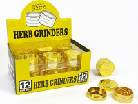 Grinder "Goldbar" Mini 3-tlg., 3,9 x 2,3cm, einzeln