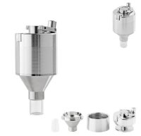 Kurbelgrinder "Trichter" 4-tlg. 11x4cm