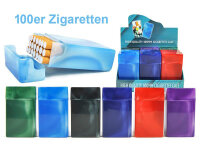 Zigarettenboxen "Watercolor" 100er, für 20 Zigtt., 12er Display