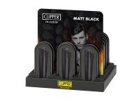 Clipper Metal Large All Black Matt, 12er Display