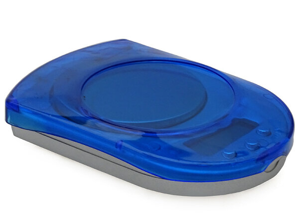 Digitalwaage Blau 500g/0.1g, 105x70x23 mm