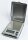 Digitalwaage Metall mit Deckel 500g/0.1g, 90x65x15 mm