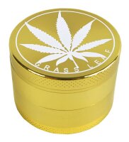 Grinder "Grass Leaf" gold 3-tlg. 4,0x5,4cm