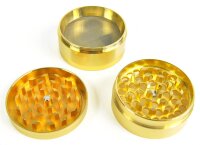 Grinder "Grass Leaf" gold 3-tlg. 4,0x5,4cm