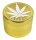 Grinder "Grass Leaf" gold 3-tlg. 4,0x5,4cm