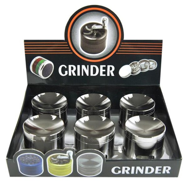 Grinder "Anthrazit" 4-tlg. 5,3x5,4cm