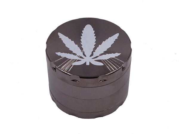 Grinder "Anthrazit-Hanf" 4-tlg. 4,0x5,4cm