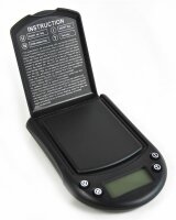 Digitalwaage Schwarz mit Deckel 500g/0.1g