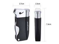 Pfeifenfeuerzeuge "Silver Match" mit Pfeifenbesteck, 6er Display