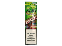 Juicy Blunts Hemp Wraps - RED ALERT (Strawberry), 25er Display