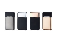 Sturmfeuerzeuge "Edelmetall-Schwarz", 6er Display