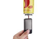 Sturmfeuerzeuge "Edelmetall-Schwarz", 6er Display