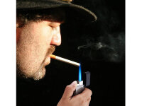 Sturmfeuerzeuge "Edelmetall-Schwarz", 6er Display