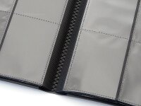 Neutrales Sammelalbum schwarz (max.360 Karten / 20 Seiten)  für Pokemon, Yu-Gi-Oh, Match Attax etc.