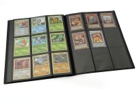 Neutrales Sammelalbum schwarz (max.360 Karten / 20 Seiten)  für Pokemon, Yu-Gi-Oh, Match Attax etc.