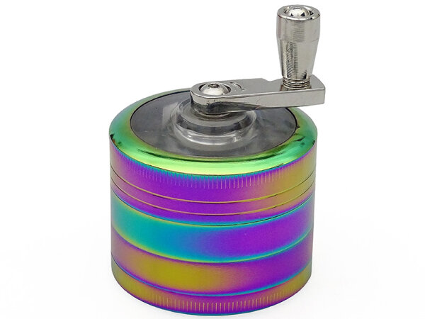 Kurbelgrinder "Rainbow", 4-tlg., 41 x 51 mm