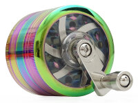 Kurbelgrinder "Rainbow", 4-tlg., 41 x 51 mm