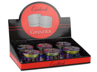 Grinder "Floral Skull", 4-tlg., 4,4 cm x 5 cm