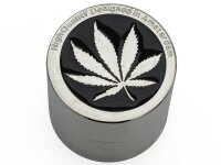 Grinder "Hanfblatt" 4-tlg., 38 x 40 mm, einzeln