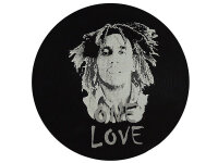 Grinder "Bob Marley" 4-tlg., Schwarz, 37 x 50 mm; einzeln