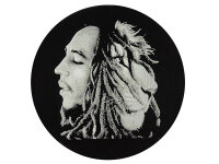 Grinder "Bob Marley" 4-tlg., Schwarz, 37 x 50 mm; einzeln