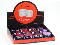 Grinder "Regenbogen-Farben",4-teilig, 33 x 41 mm