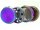 Grinder "Regenbogen-Farben",4-teilig, 33 x 41 mm