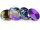 Grinder "Regenbogen-Farben",4-teilig, 33 x 41 mm