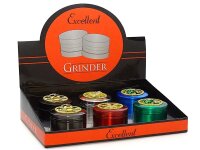 Grinder "Strass" 4-tlg., 37 x 51 mm, einzeln