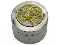 Grinder "Strass" 4-tlg., 37 x 51 mm, einzeln