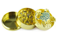 Grinder "Golden Chic" 3-tlg., Gold, 29 x 50 mm;...