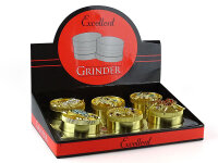 Grinder "Golden Chic" 3-tlg., Gold, 29 x 50 mm; einzeln