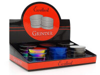 Grinder "Pagoda" 4-tlg., farbig sort., 38,5 x 52 mm; einzeln