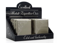 Zigarettenetui "Classic" für 20 Zig., mit Spange, 8er Display