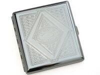 Zigarettenetui "Classic Metall" für 20 Zig., mit Spange, 12er Display