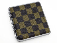 Zigarettenetui "Quarree" für 20 Zig. mit Spange, 12er Display