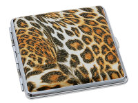Zigarettenetui "Wild Cat" für 20 Zig., mit Spange, 12er Display