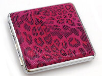 Zigarettenetui "Wild Cat" für 20 Zig., mit Gummiband, 12er Display