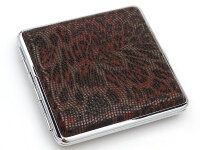 Zigarettenetui "Wild Cat" für 20 Zig., mit Gummiband, 12er Display