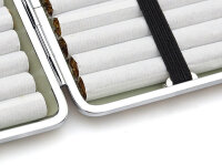 Zigarettenetui "Wild Cat" für 20 Zig., mit Gummiband, 12er Display