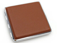 Zigarettenetui "Gentleman" für 20 Zig., mit Gummiband, 12er Display