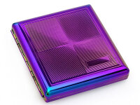 Zigarettenetui "Rainbow" für 20 Zig., mit Spange, 12er Display