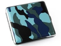 Zigarettenetui "Camouflage" für 20 Zig., mit Spange, 12er Display