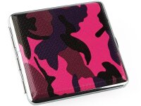 Zigarettenetui "Camouflage" für 20 Zig., mit Gummiband, 12er Display