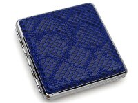 Zigarettenetui "Schlangenhaut" für 20 Zig., mit Gummiband, 12er Display