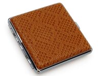 Zigarettenetui "Schlangenhaut" für 20 Zig., mit Gummiband, 12er Display