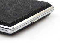 Zigarettenetui "Schlangenhaut" für 20 Zig., mit Gummiband, 12er Display