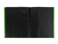 Neutrales Sammelalbum grün (max.360 Karten / 20 Seiten)  für Pokemon, Yu-Gi-Oh, Match Attax etc.