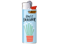 BIC Mini J25 Reibrad Feuerzeuge "Summer Cactus", 50er Display*