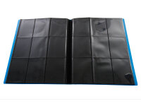 Neutrales Sammelalbum in Blau (max.360 Karten / 20 Seiten) für Pokemon, Yu-Gi-Oh, Match Attax etc.